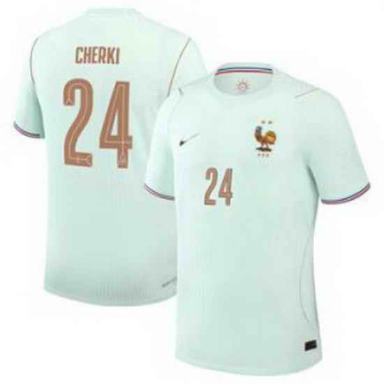 Youth 24Rayan Cherki France Jersey   1